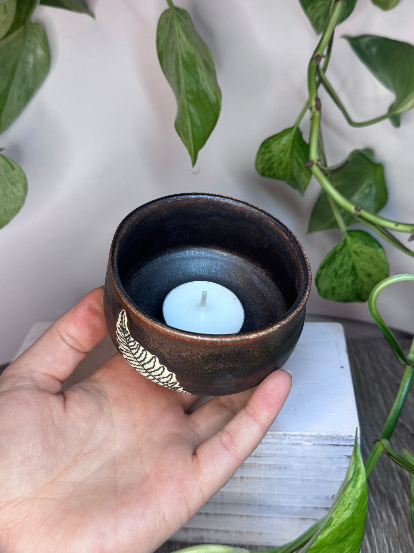 Fern Tealight Holder