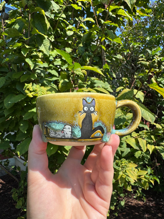 *Seconds* Jiji and Kittens 6oz Mug