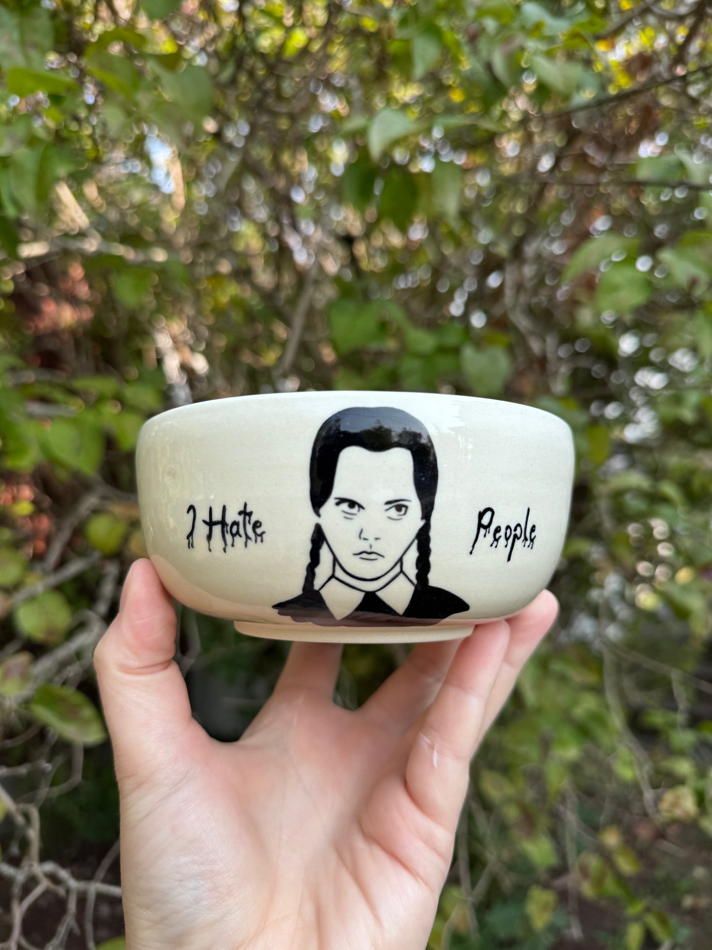 Wednesday Addams 15oz Bowl