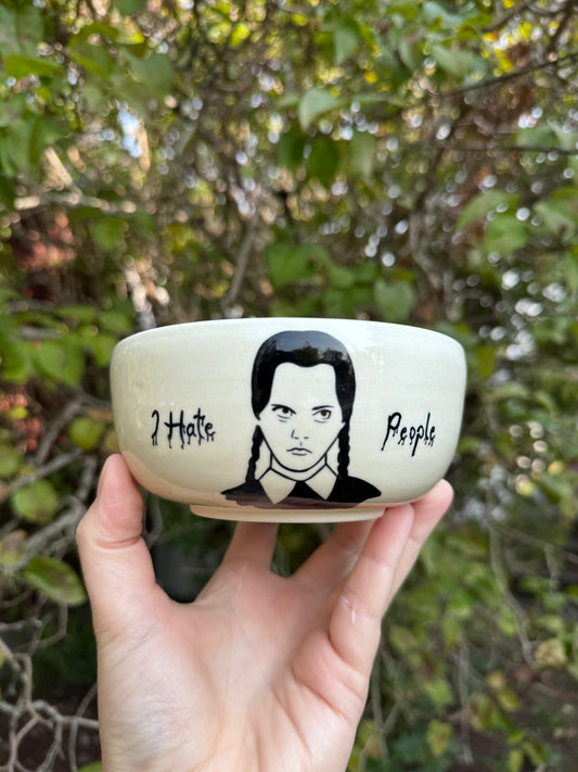 Wednesday Addams 15oz Bowl
