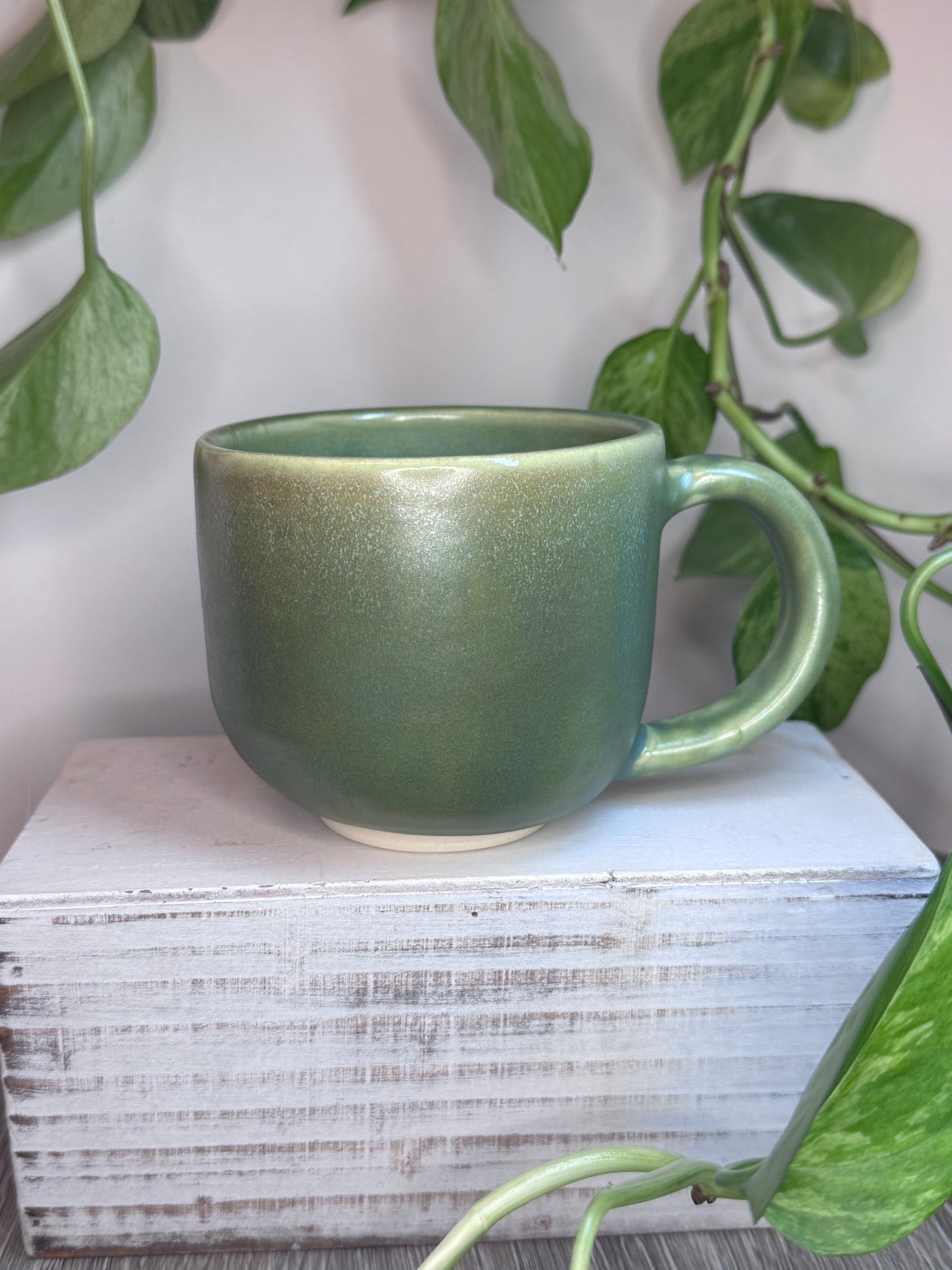Mystical Green Kitty 12oz Mug