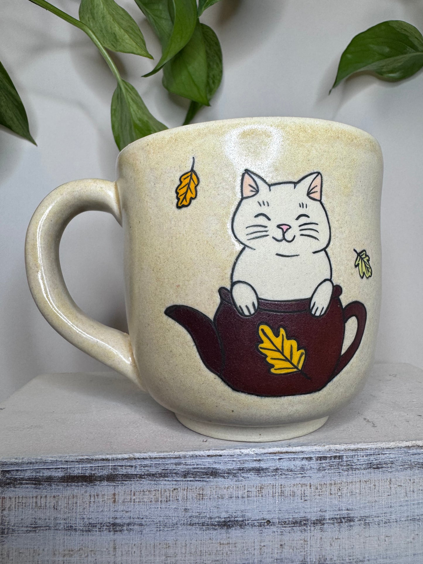 Kitten Teapot 12oz Mug