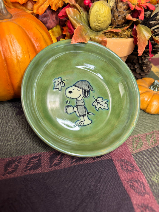 Coffee and Cozy Trinket Dish