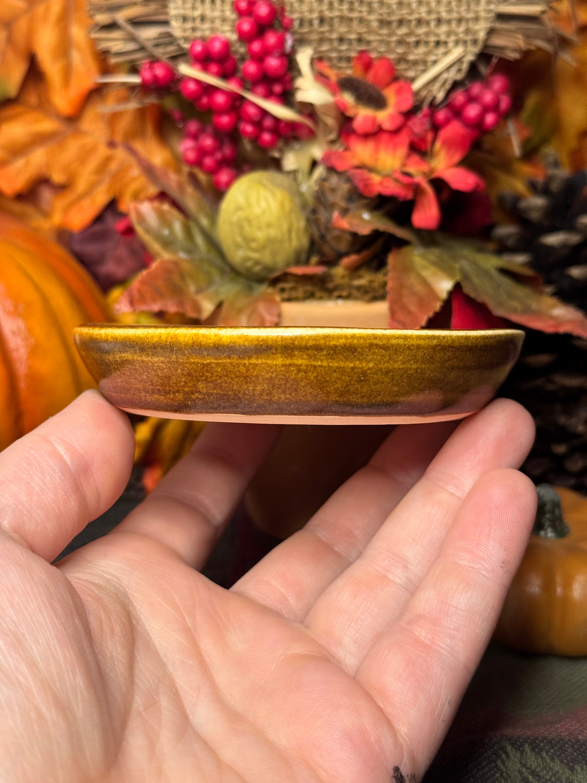 Pumpkin Puppy Trinket Dish