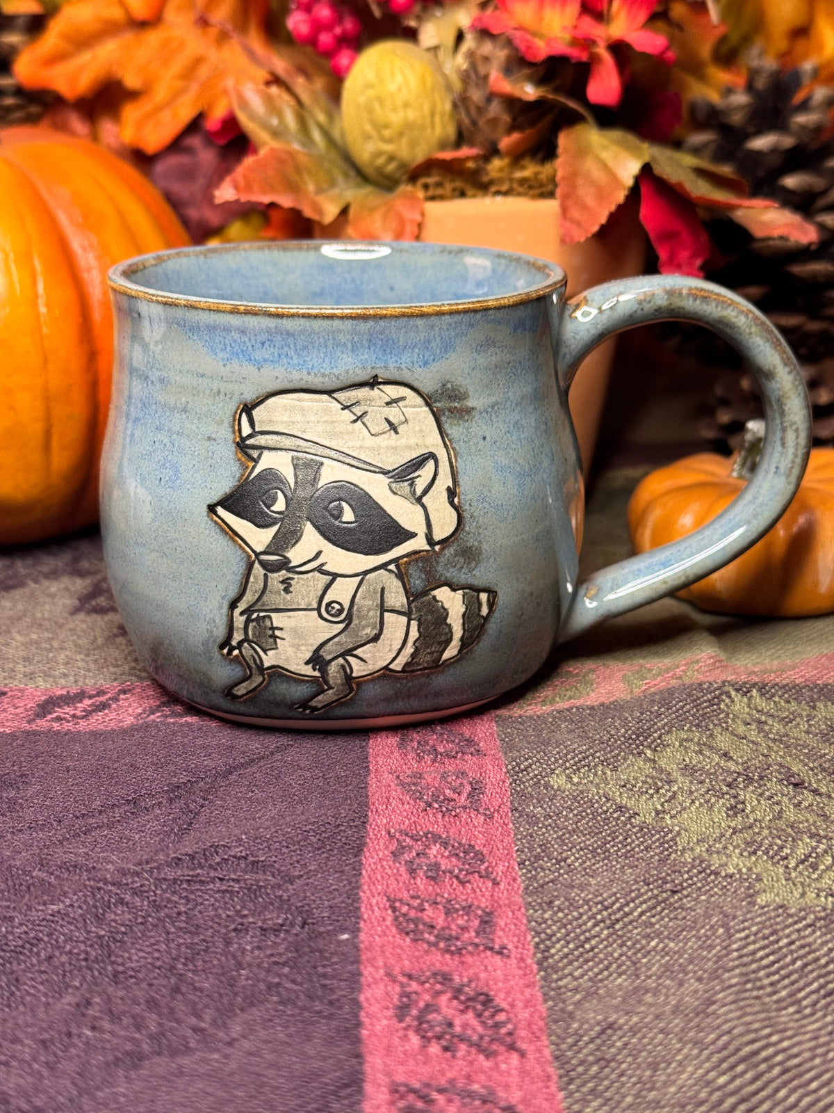 Raccoon in Overalls 9oz Mug