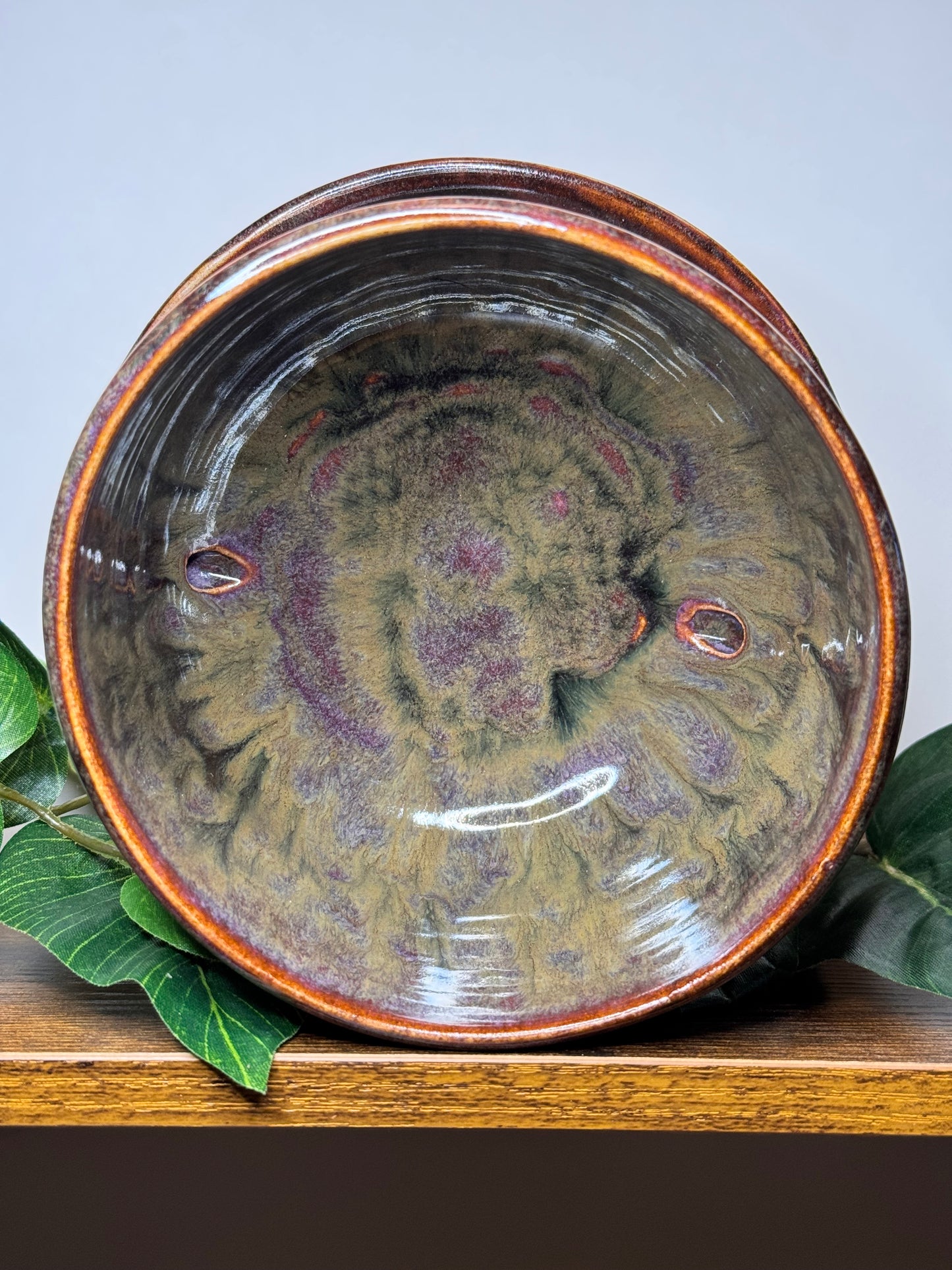 Vintage Glazed Planter Pot